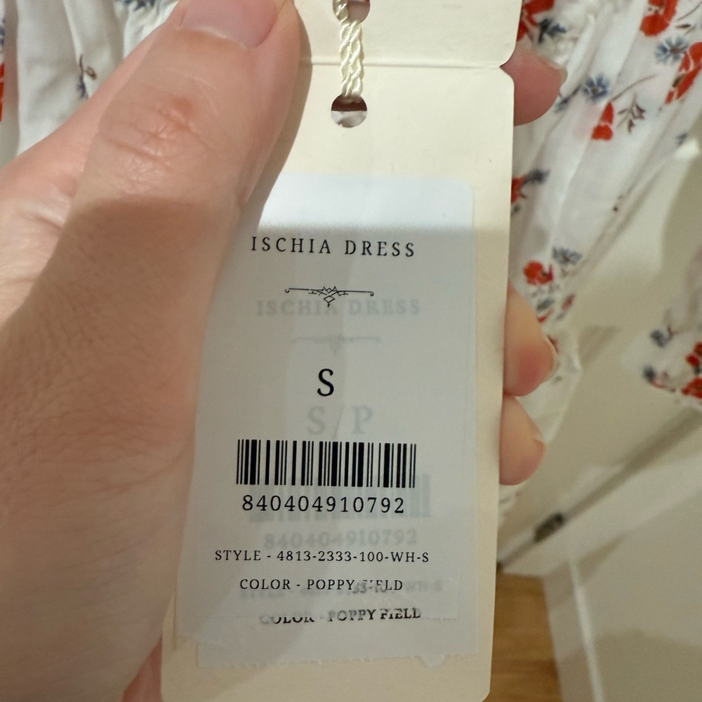 Doen ischia Floral White Dress NWT - Picture 6 of 7
